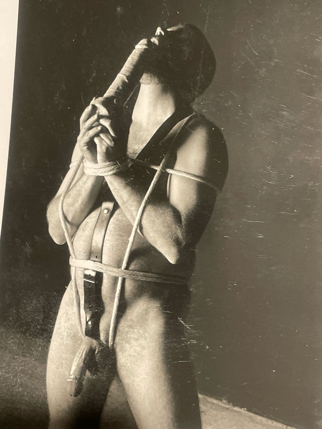 1980 B&amp;W Surge Productions Gay Leather 5x7