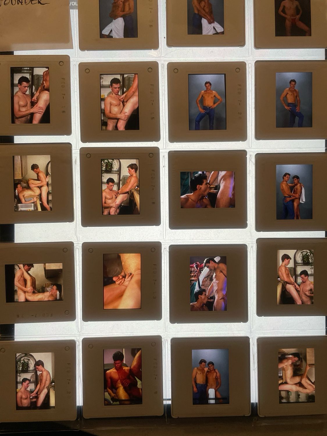 1980s 20 35mm Slides LeSalon San Francisco Movie “Pounder”