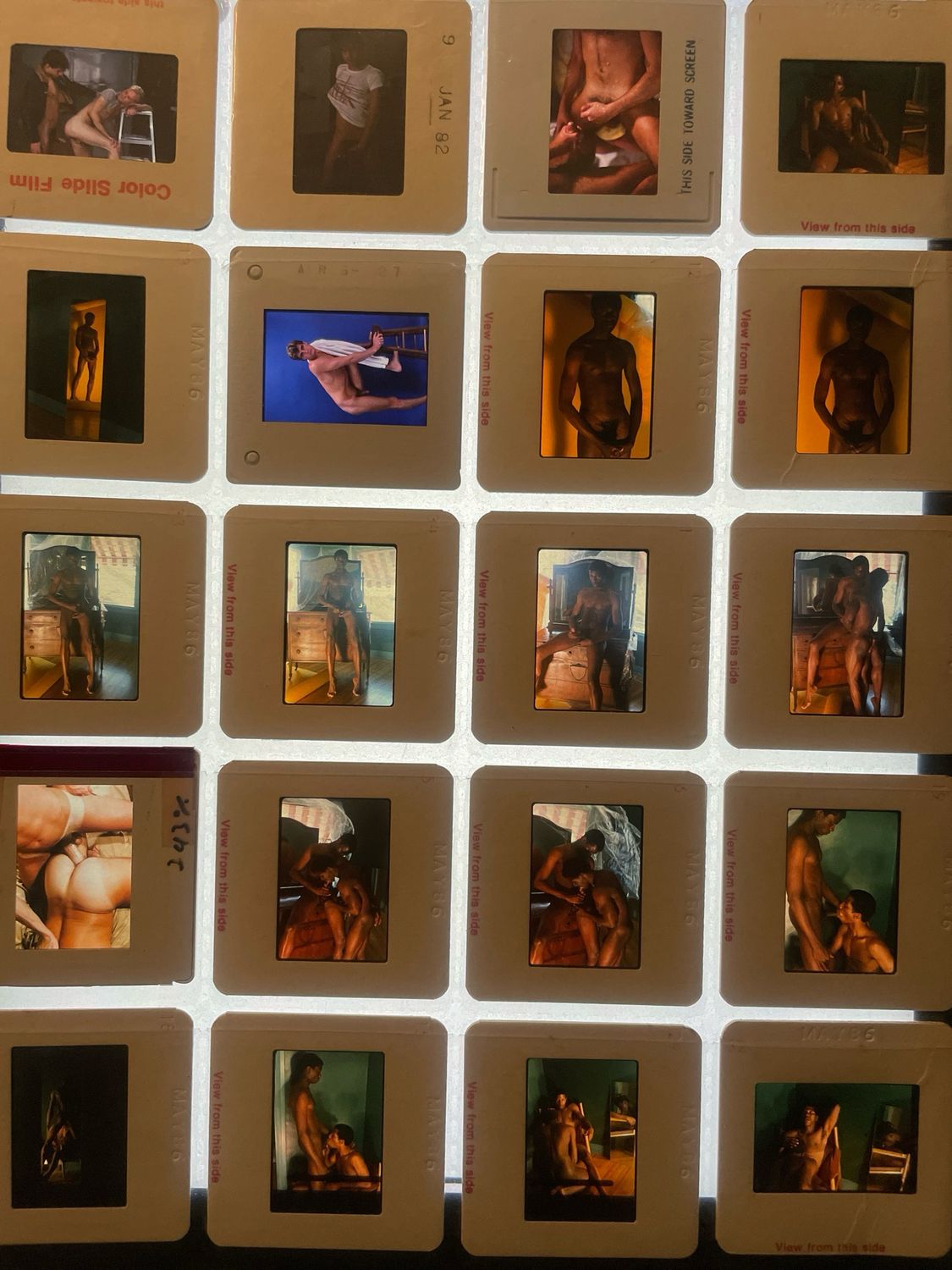 1980s 20 35mm  Slides LeSalon San Francisco Movie “Deep Chocolate”