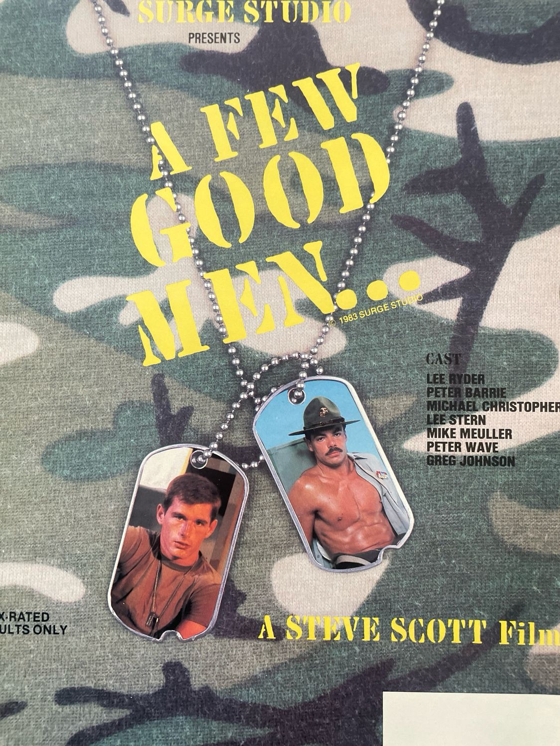 A Few Good Men Handbill Lesalon steve scott 1 Page Mint