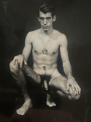 2 1960s Bob Mizer AMG Studios Photograph 8x10