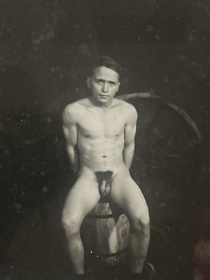 1960s Bob Mizer AMG Studios Photograph 8x10
