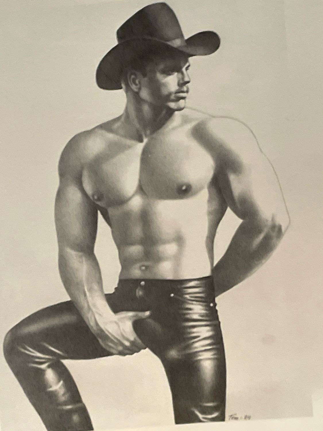 Vintage Cowboy by Tom Of Finland 8x10