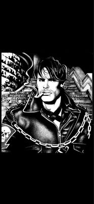 Rex Leather Boy Vintage Print 11x14