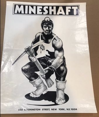1978 Original Mineshaft Bar NYC Poster - Authenticated By Rex In Detailed Email