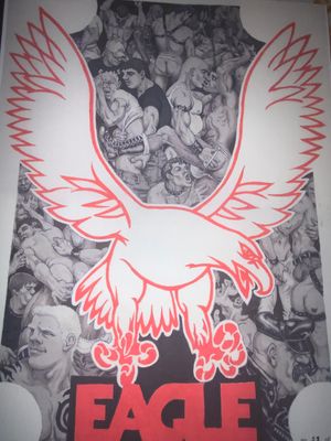 The Eagle 23/24 poster by Michael Kirwan