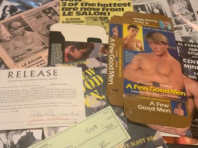 Surge Studios Al Parker lot of brochures, ads, AL PARKER SIGNATURE x2