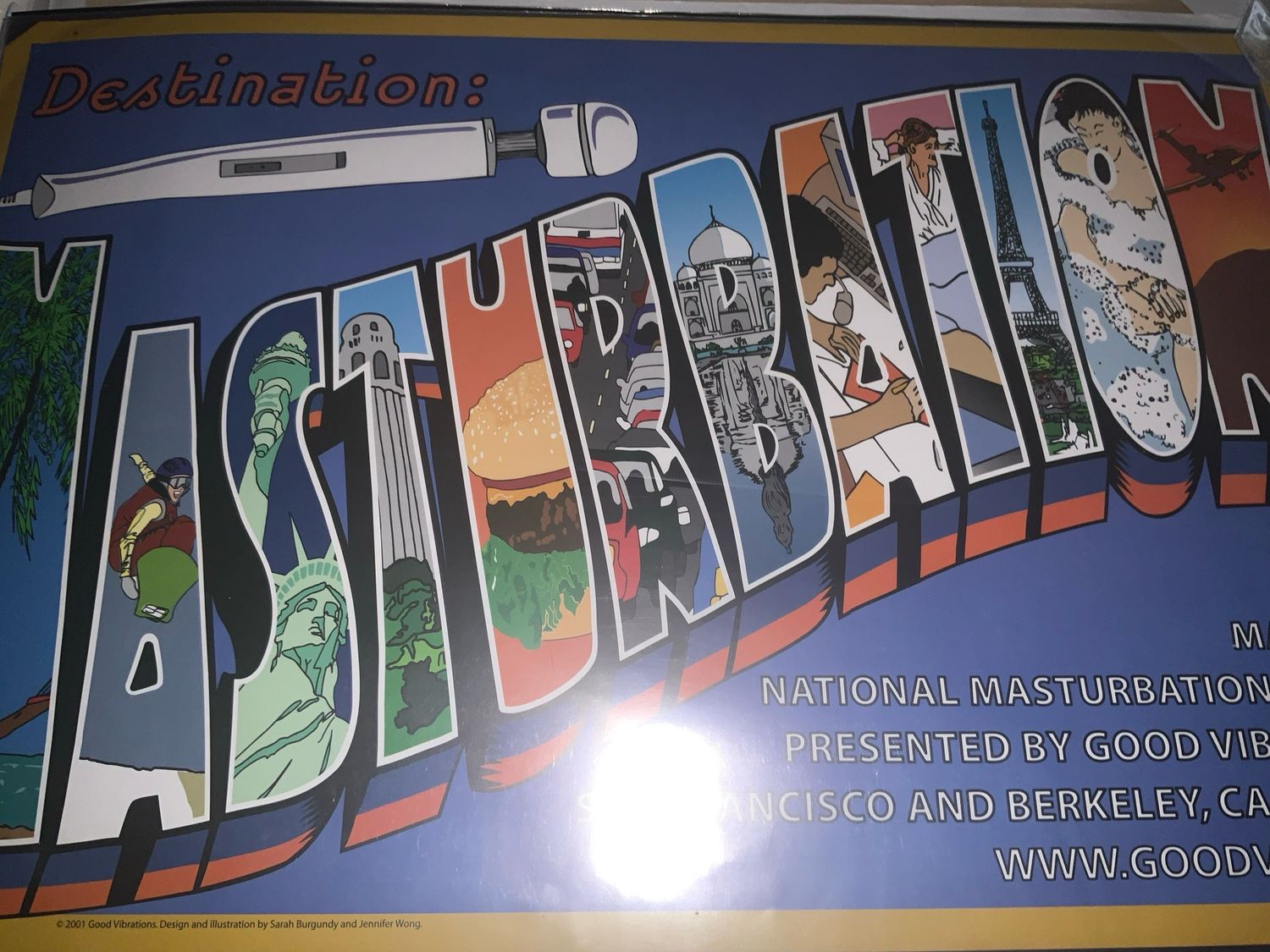 Masturbation Month May 2001 18x26 Poster San Francisco