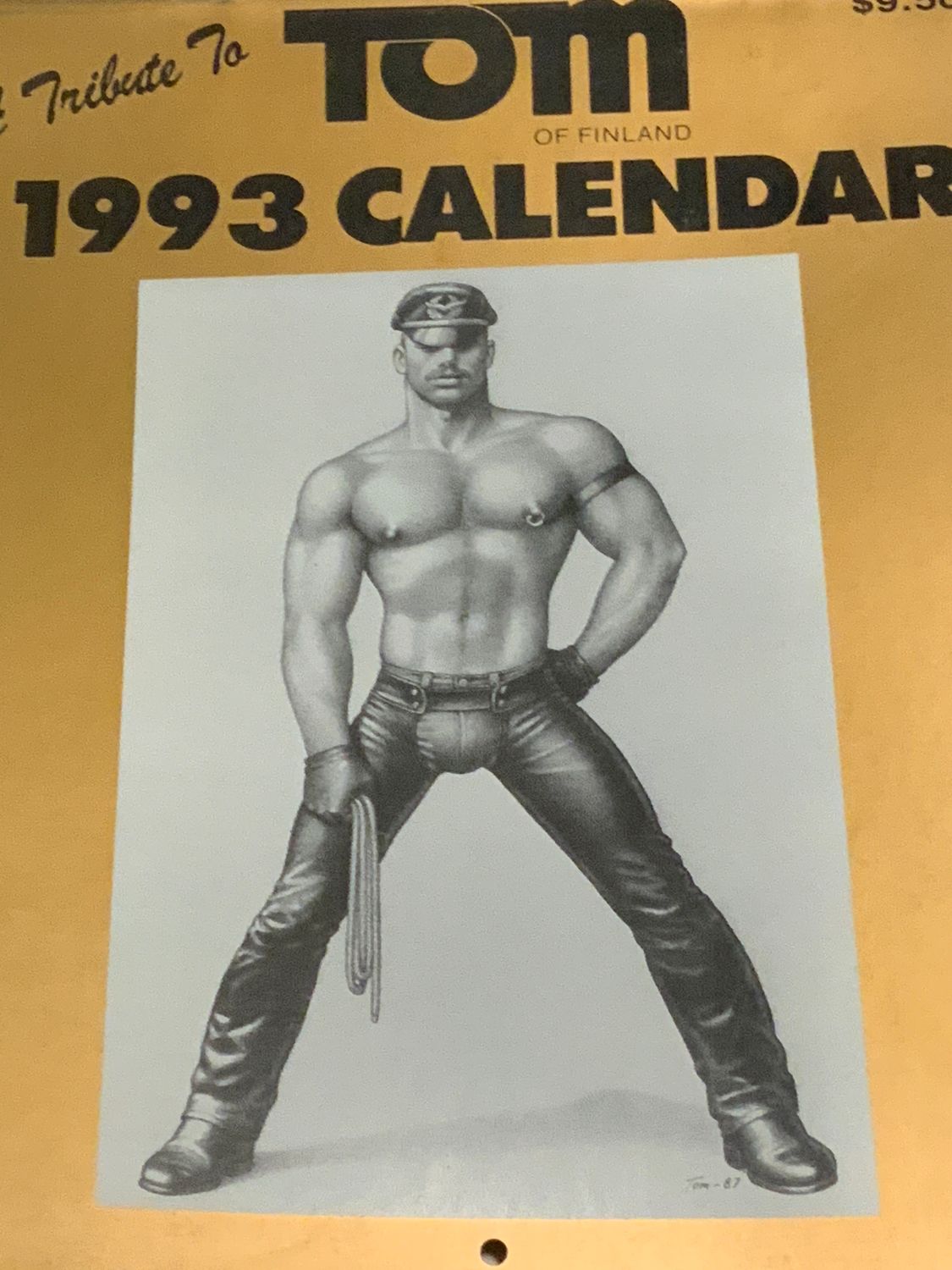 Tom of Finland Calendar 1993 new