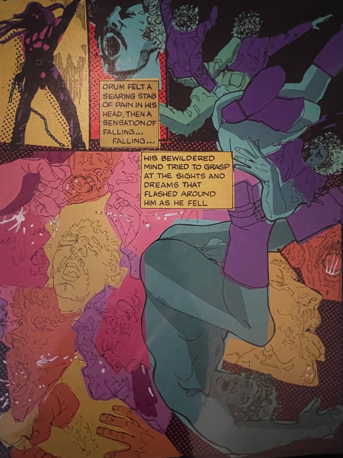Drum full panel 19x23 remastered and colored - 100 prints per panel  #/100 and hologram on reverse #014-03