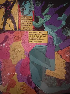 Drum full panel 19x23 remastered and colored - 100 prints per panel  #/100 and hologram on reverse #014-03