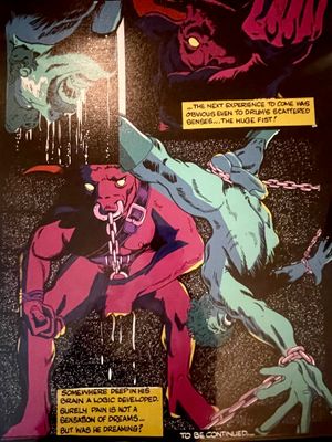 Drum full panel 19x23 remastered and colored - 100 prints per panel  #/100 and hologram on reverse #014-03