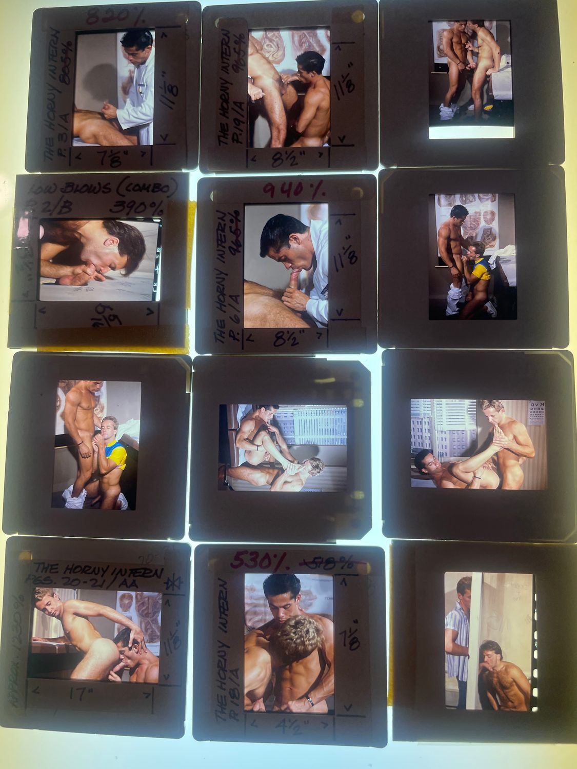 12 Slides from “The Horny Intern” 35mm LeSalon Film 3