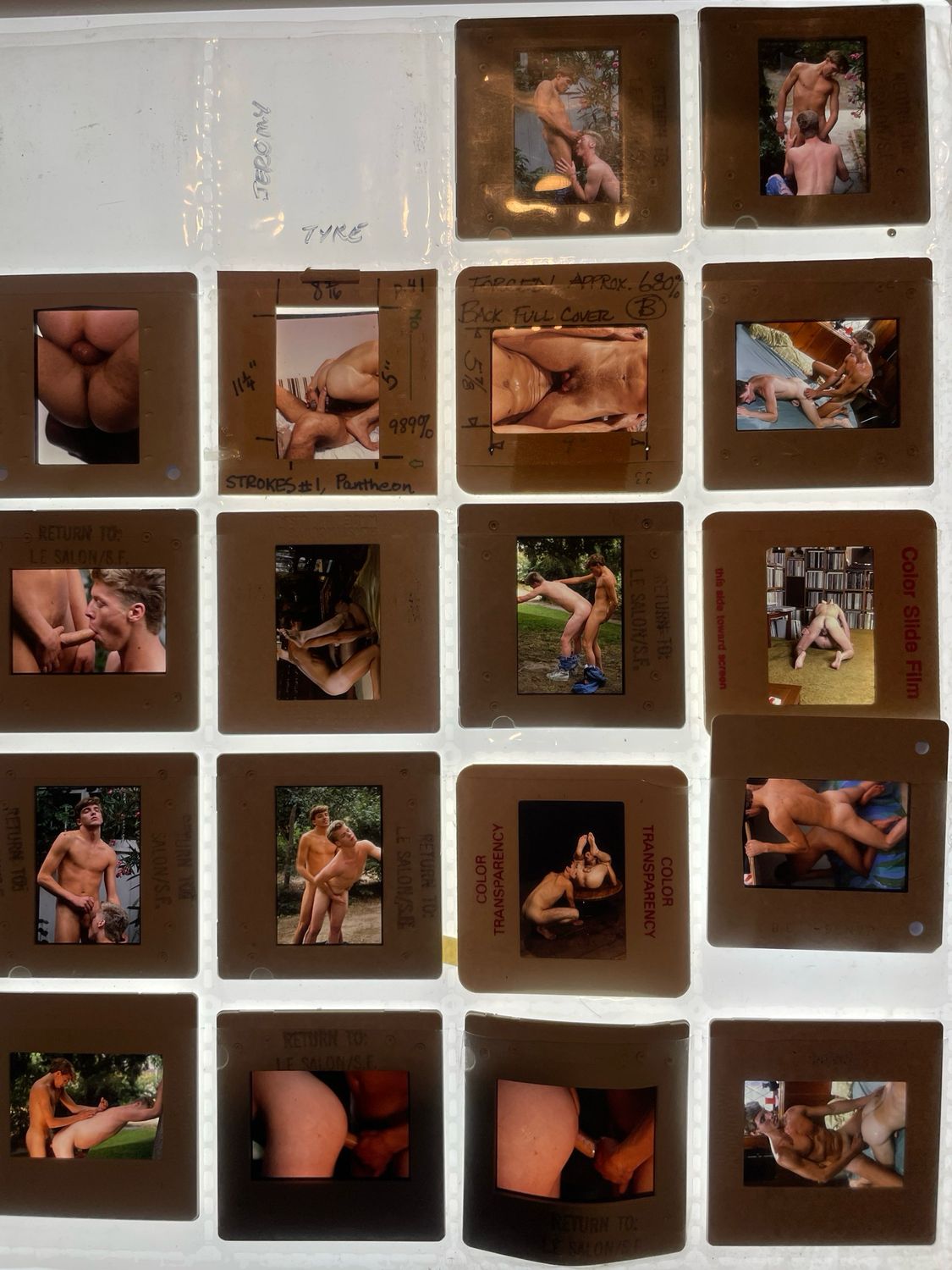 18 35mm LeSalon Slides Forced, Strokes 1, Impulse 2