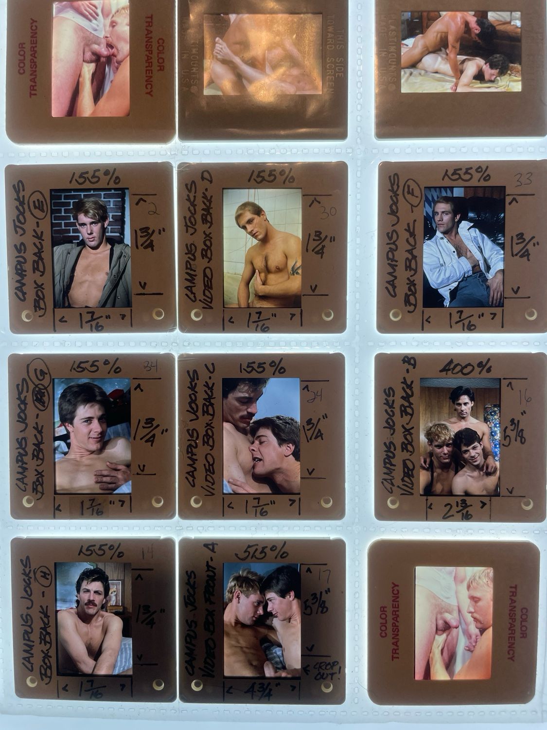 12 35mm LeSalon slides Several Used In Designing The VHS Box