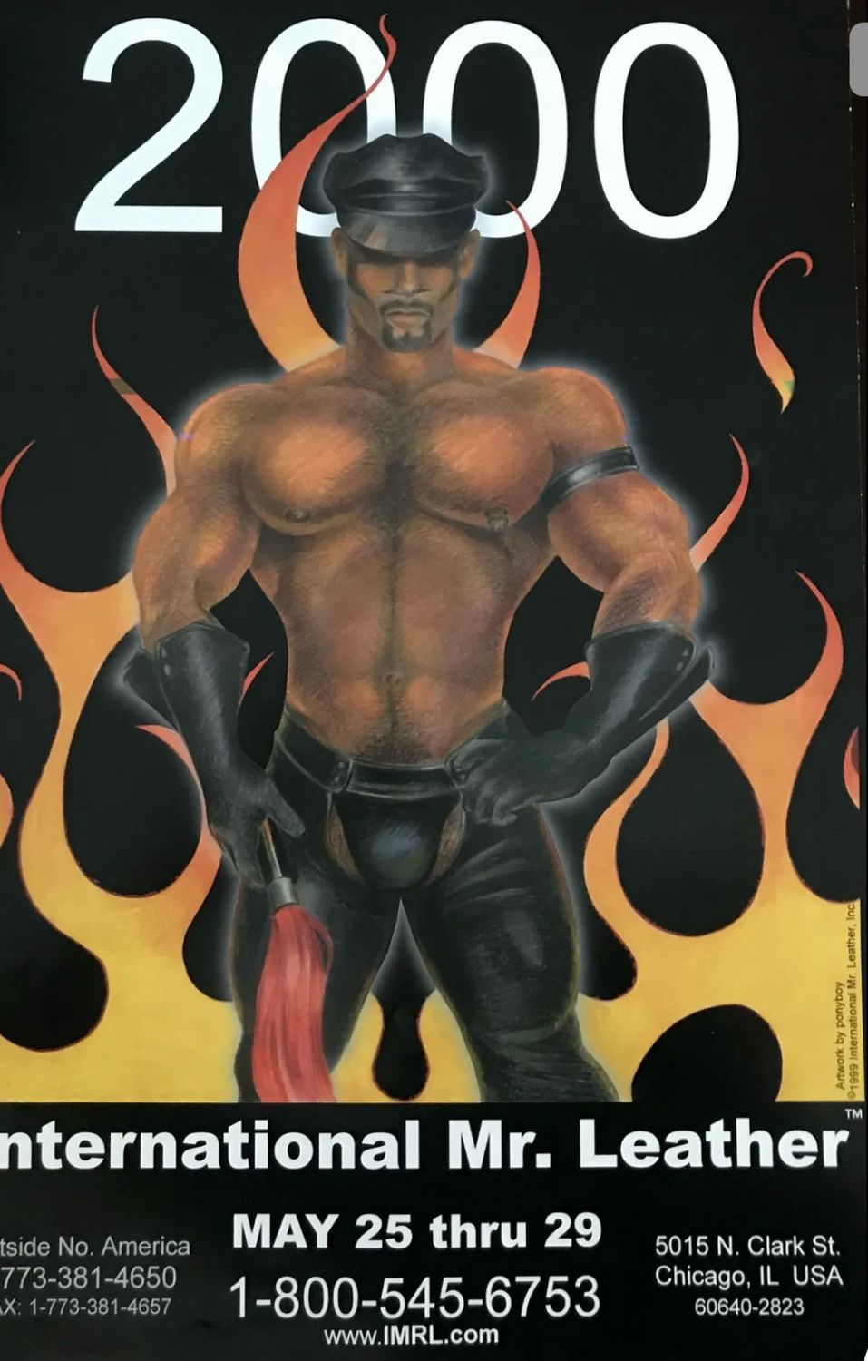 2000 IML International Mr. Leather Poster