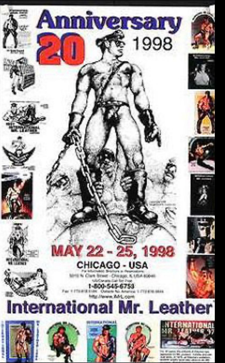 1998 IML International Mr. Leather Poster