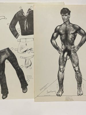 Spartacus 1960s Original Paper Doll And Outfit