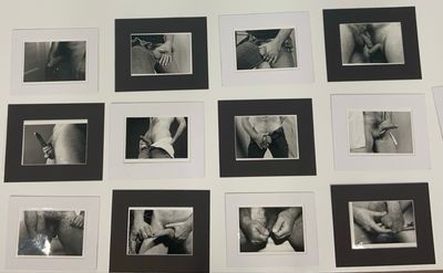 Lot of  12 -  The Penis - A Series of Original 1970s-1980’s Silver Gelatin Vintage 5x7 featuring Men in LeSalon studio Movies
