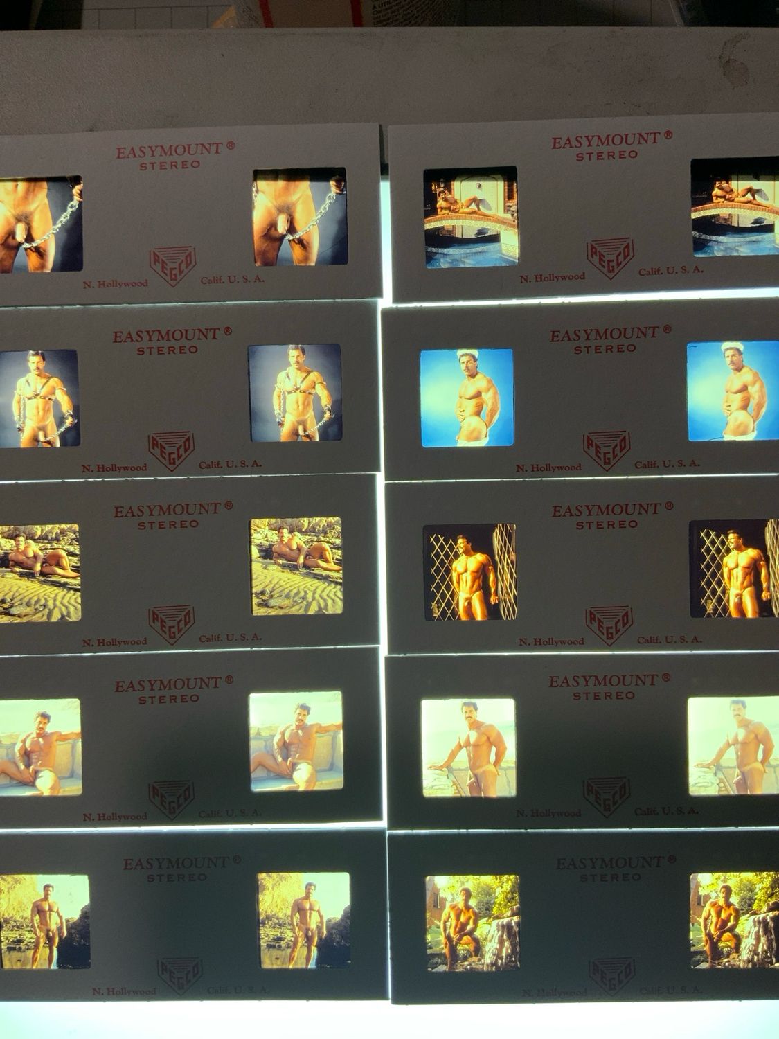 Lot Of 10 - Jim French Stereo Slide Set - John Tikes - 1970s
