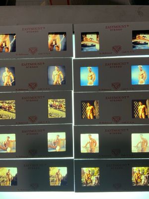 Lot Of 10 - Jim French Stereo Slide Set - John Tikes - 1970s