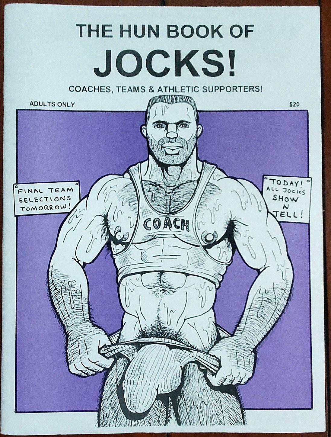 The HUN (Bill Schmelling) HUN The Book of JOCKS Coaches, Teams &amp; Athletic Supporters