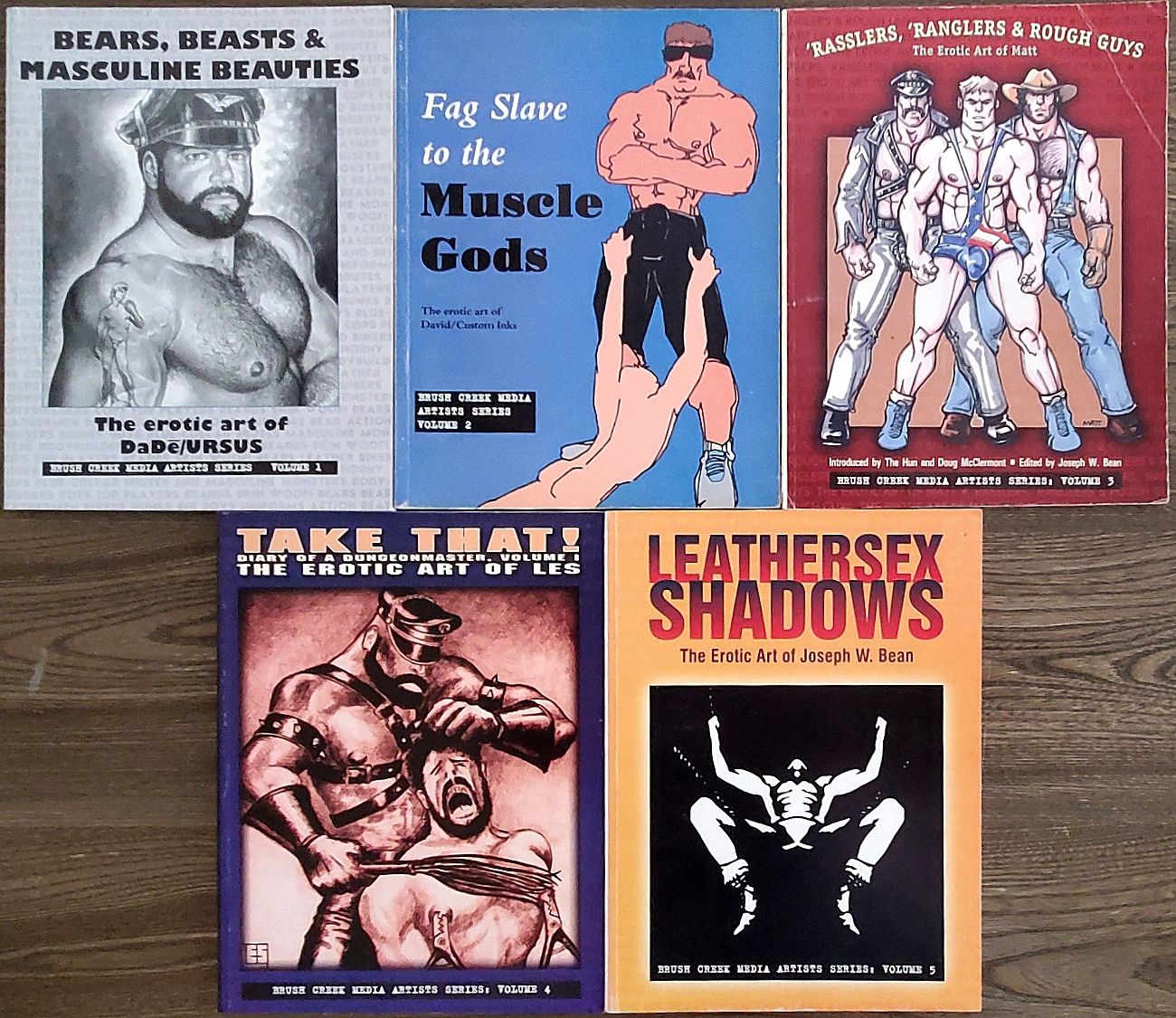 Complete Series of 5! Brush Creek Media Artist Series. Artists Include MATT, URSUS, Others.
