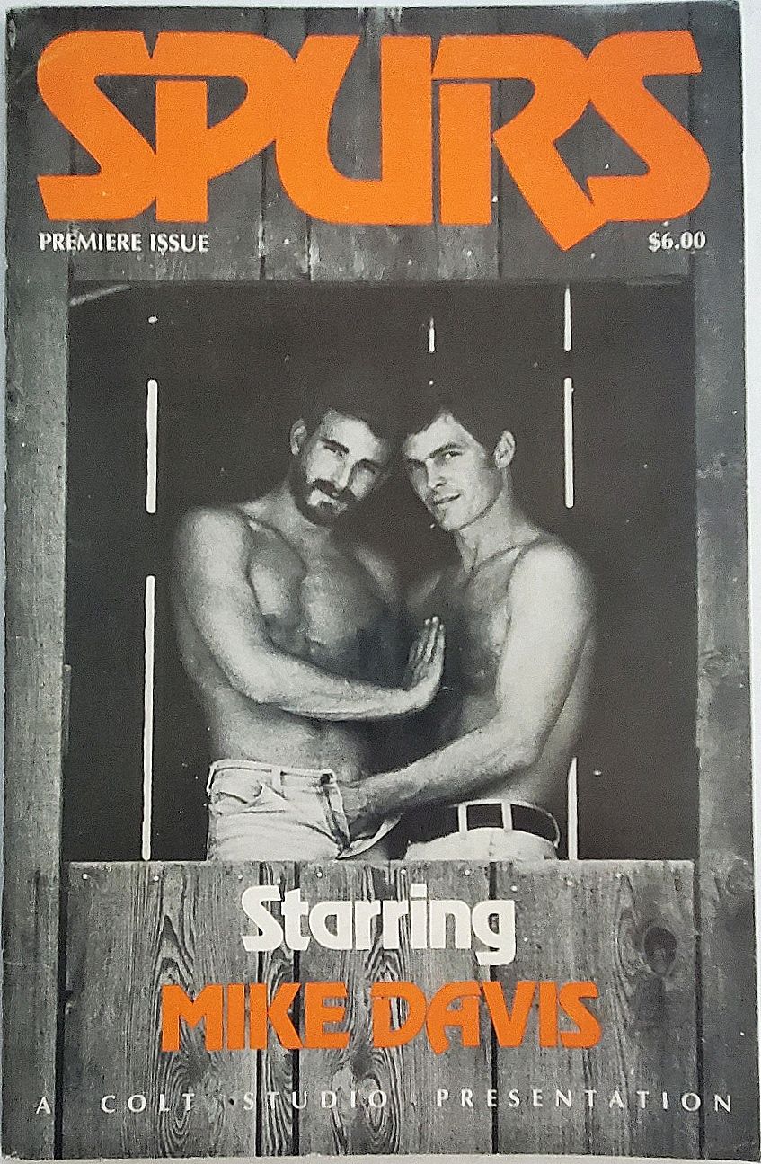 Incredibly RARE Colt Studios SPURS First Ever Issue with Mike Davis and Al Parker