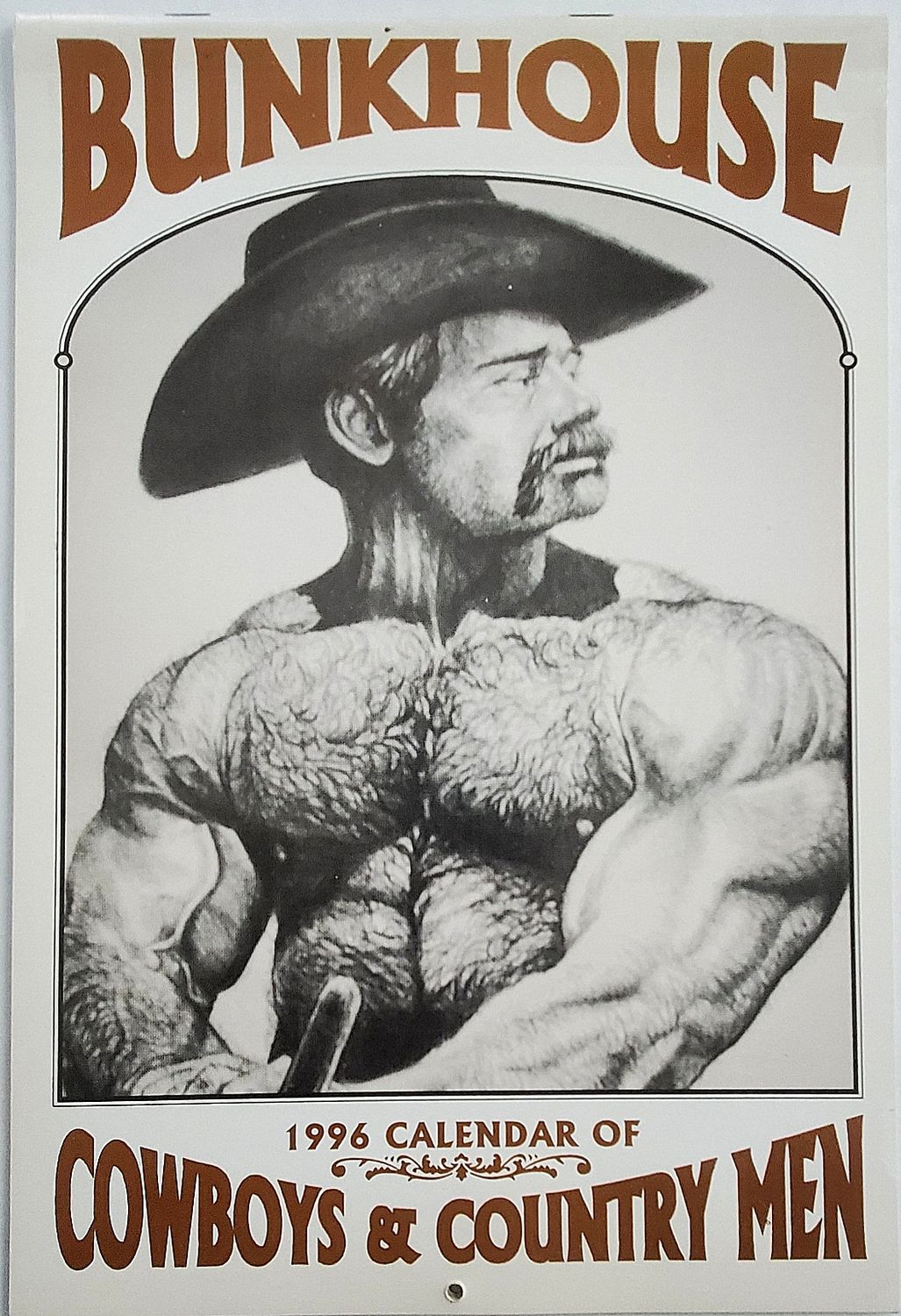 1996 BUNKHOUSE Calendar of Cowboys and Country Men