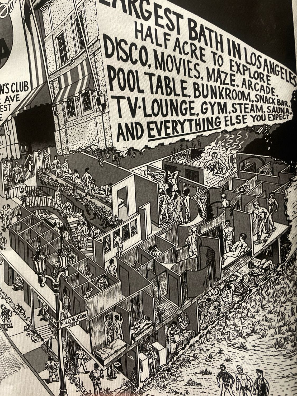 Hollywood Spa Poster 20x24