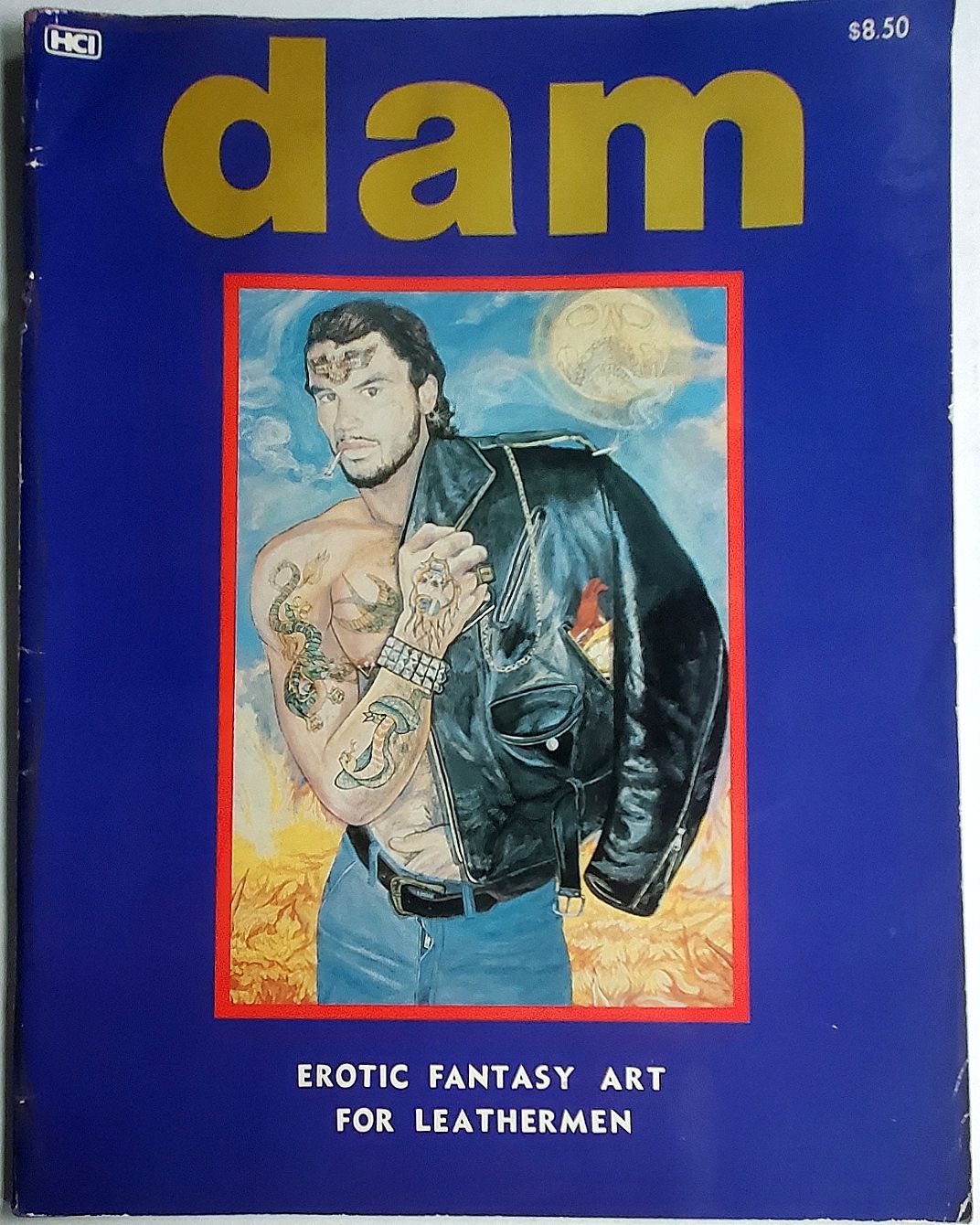 DAM Erotic Fantasy Art for Leathermen. 1984.