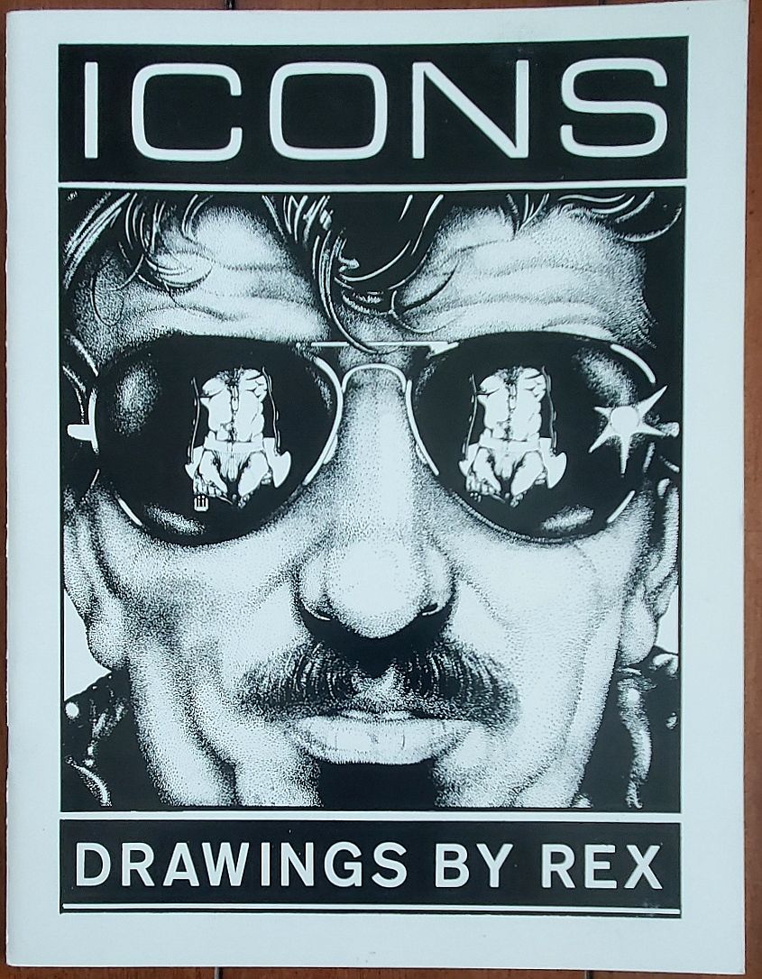 ICONS - Drawings by Rex. Vintage Original Publication from 1977.