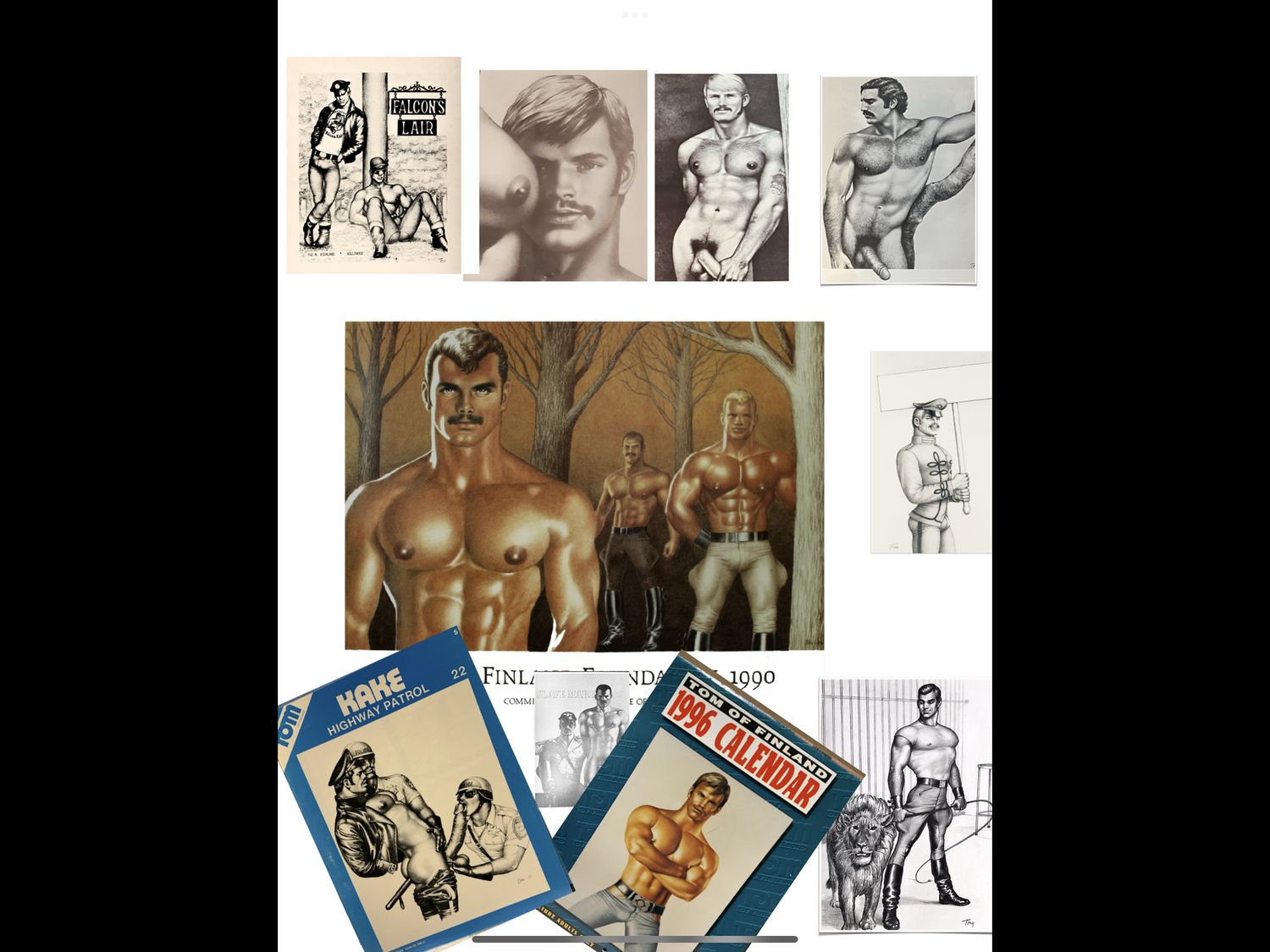 Tom Of Finland Special - Includes 8 Prints 5x7 (1) 8x10 (6) 11x14 (1) Calendar (1) Kake Book (1) Poster