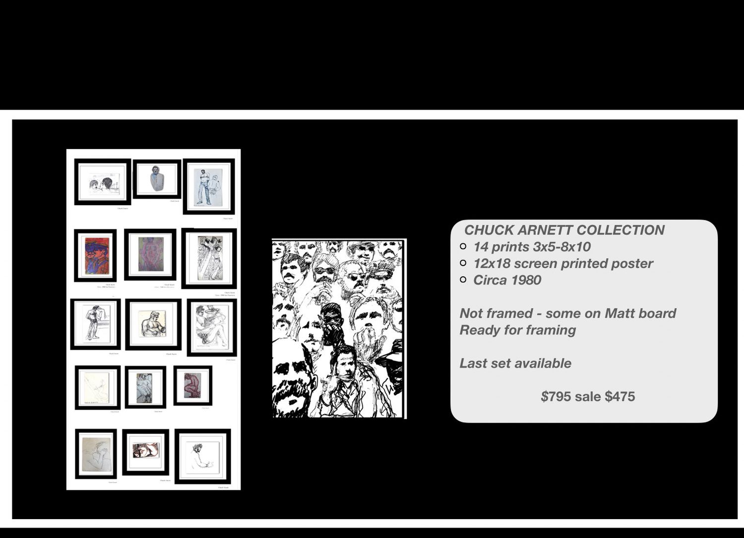 Chuck Arnett Collection 15 Prints And 1 Poster