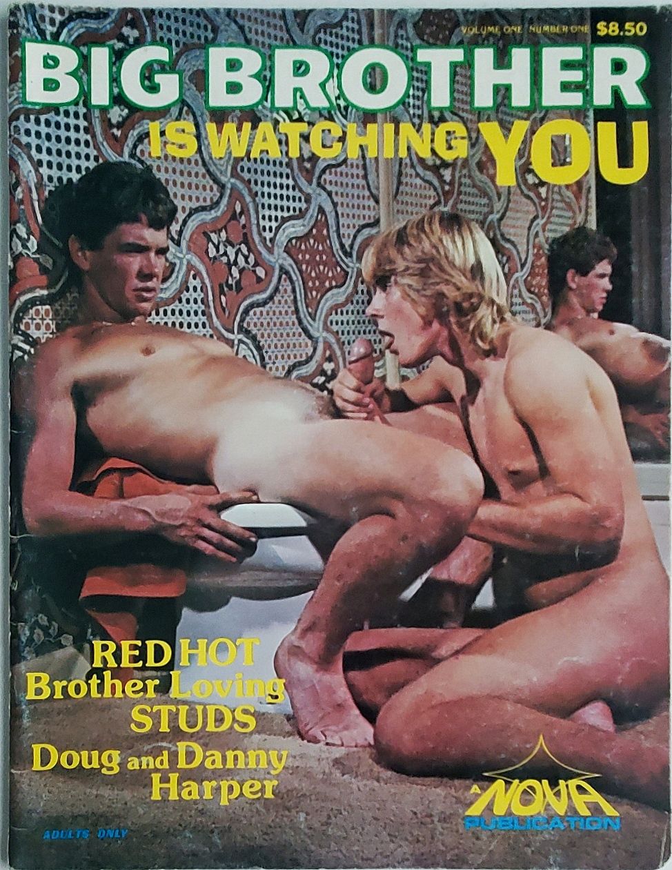 BIG BROTHER is Watching You. Full Sized Vintage Magazine. A NOVA Publication.  Volume 1, Number 1. VINTAGE 1970&#39;s