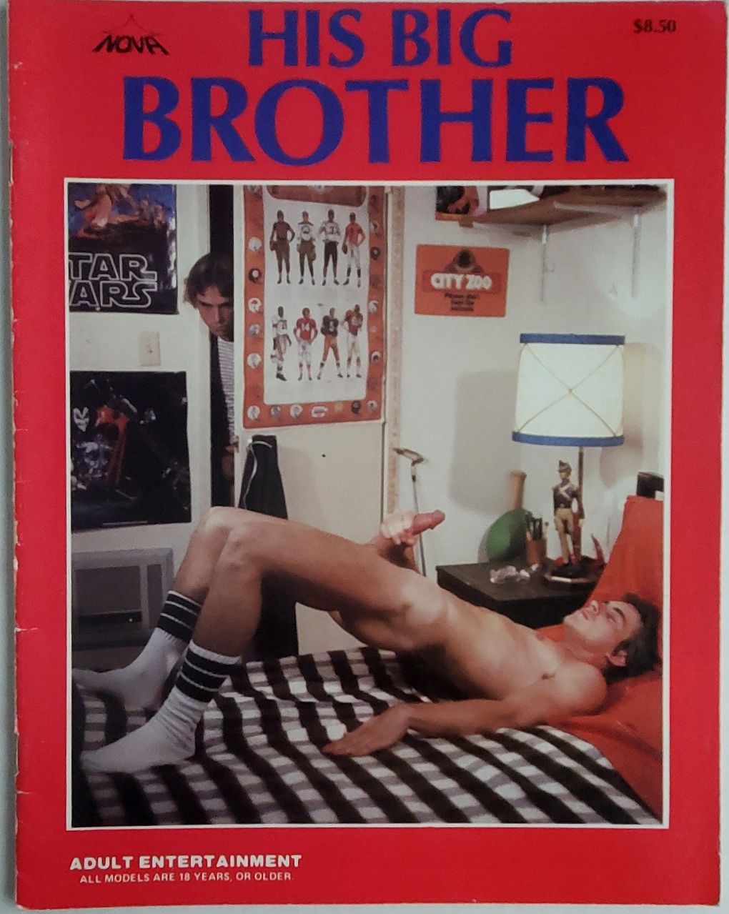 HIS BIG BROTHER. Full Sized Vintage Magazine. A NOVA Publication.  VINTAGE 1970&#39;s