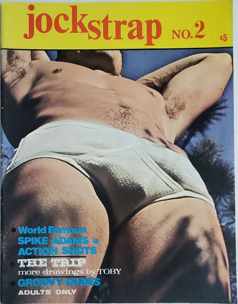 JOCK STRAP. Full Sized Vintage Magazine. Volume 1, Number 2. VINTAGE 1970&#39;s