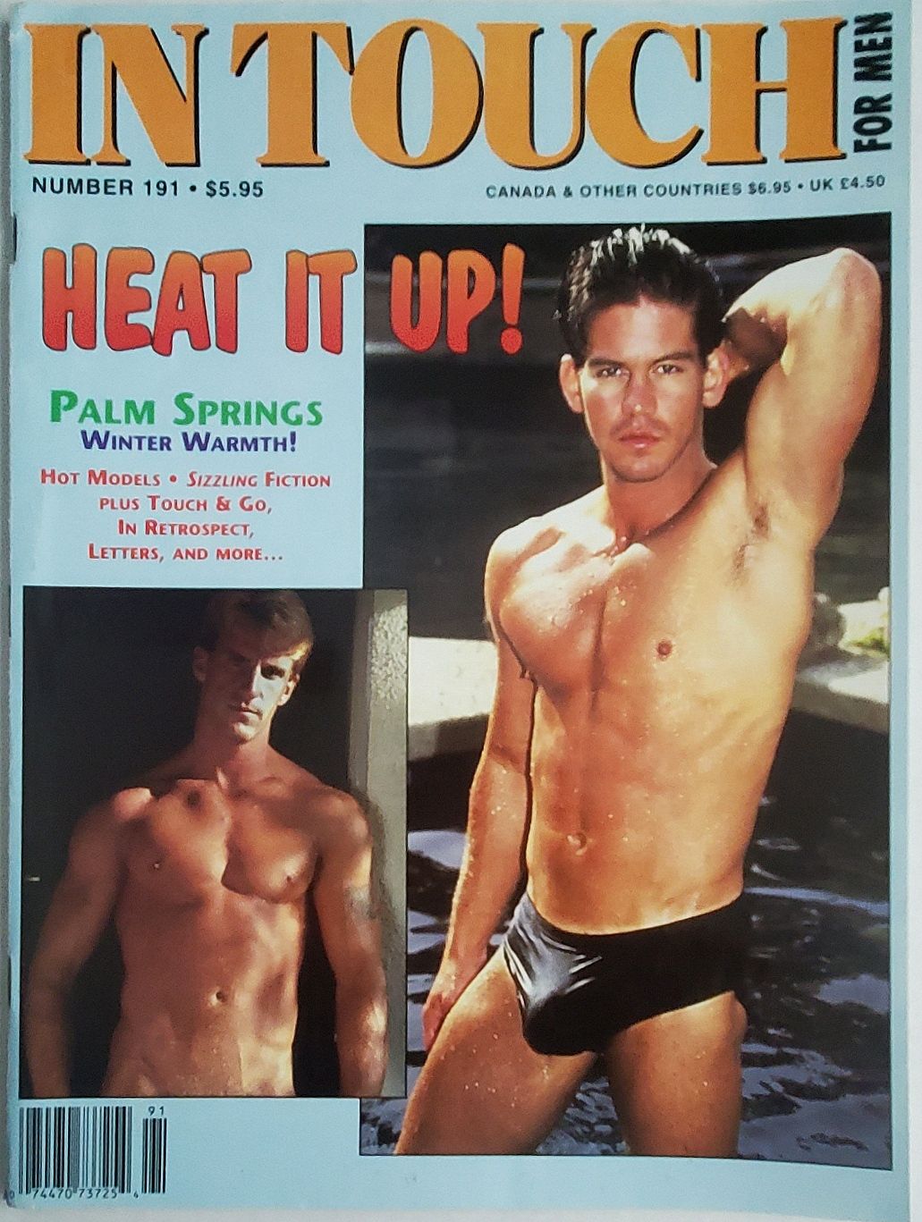 In Touch for Men Number 191.  Feb. 1993. Full Size Magazine.