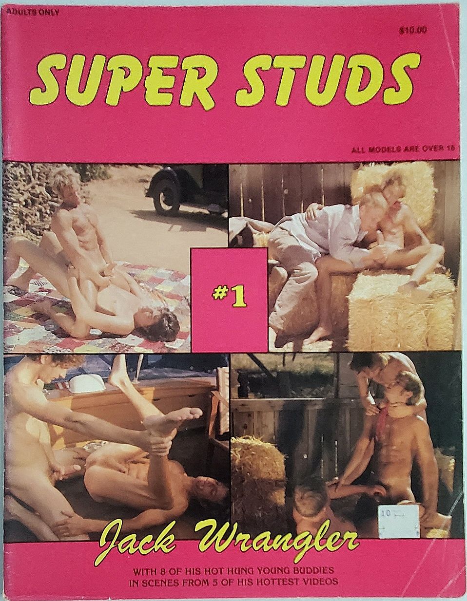 SUPER STUDS. Full Size magazine. JACK WRANGLER,