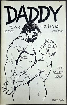 DADDY, The Magazine. FIRST/ PREMIER ISSUE!  1989. Digest Sized Magazine