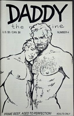 DADDY, The Magazine. Issue #4. 1990. Digest Sized Magazine