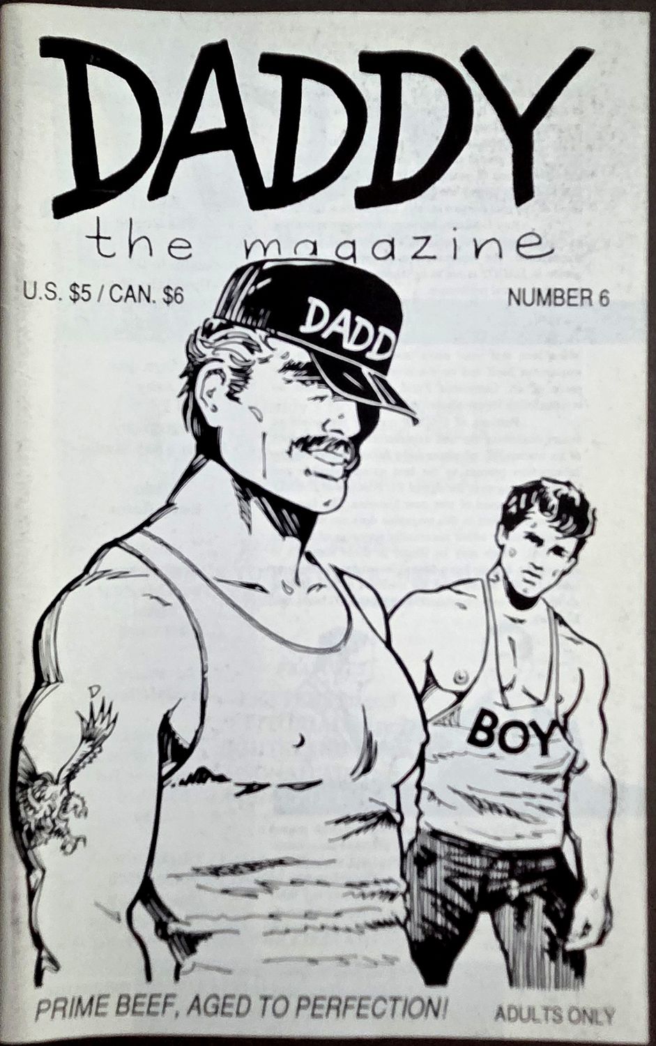 DADDY, The Magazine. Issue #6. 1990. Digest Sized Magazine