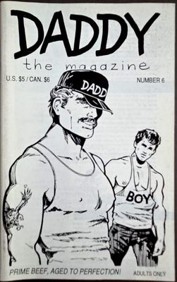 DADDY, The Magazine. Issue #6. 1990. Digest Sized Magazine