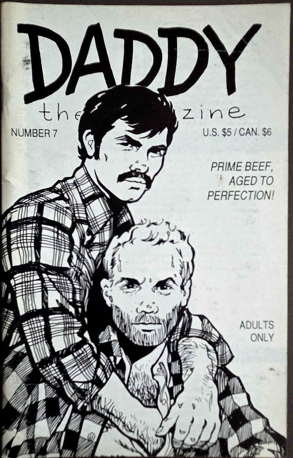DADDY, The Magazine. Issue #7. 1991. Digest Sized Magazine
