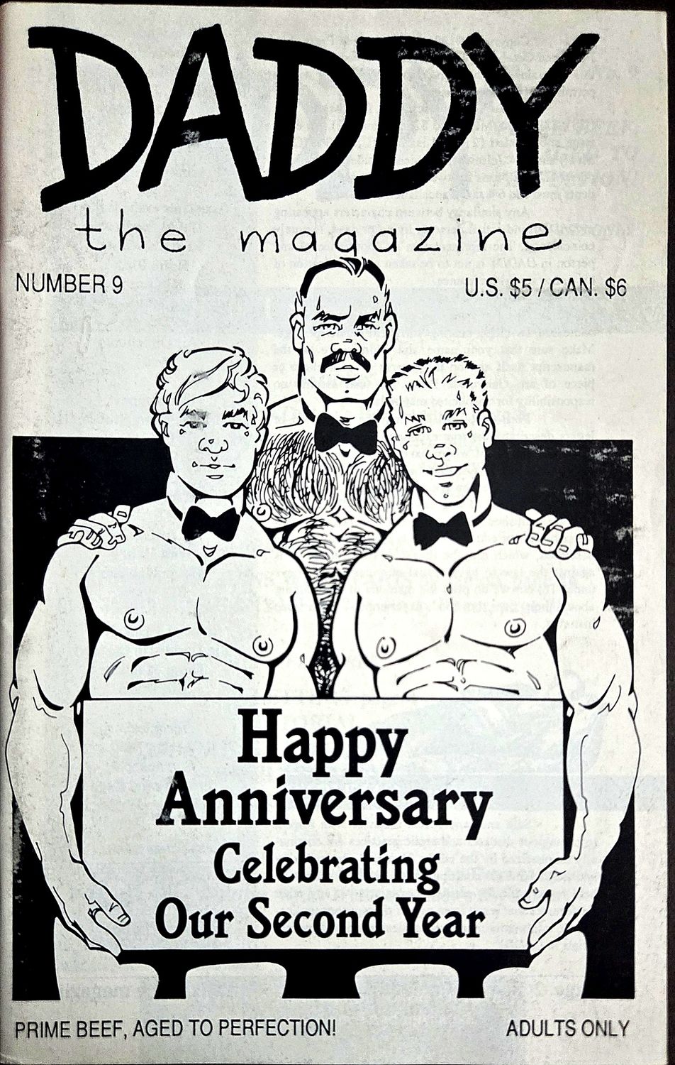 DADDY, The Magazine. Issue #9. 1991. Digest Sized Magazine