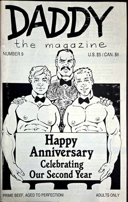 DADDY, The Magazine. Issue #9. 1991. Digest Sized Magazine
