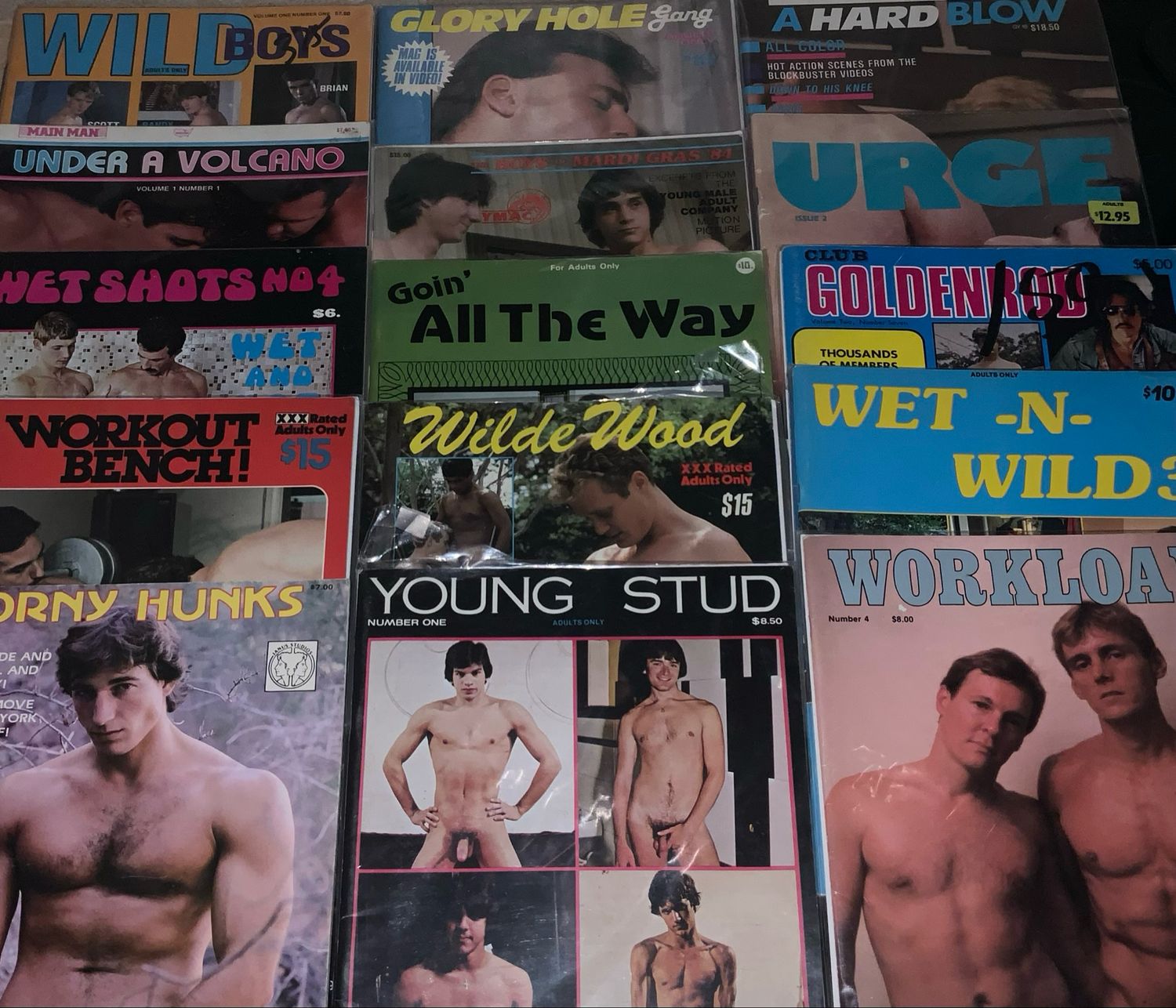 15 Vintage Gay Themed Magazines 1970s-80s