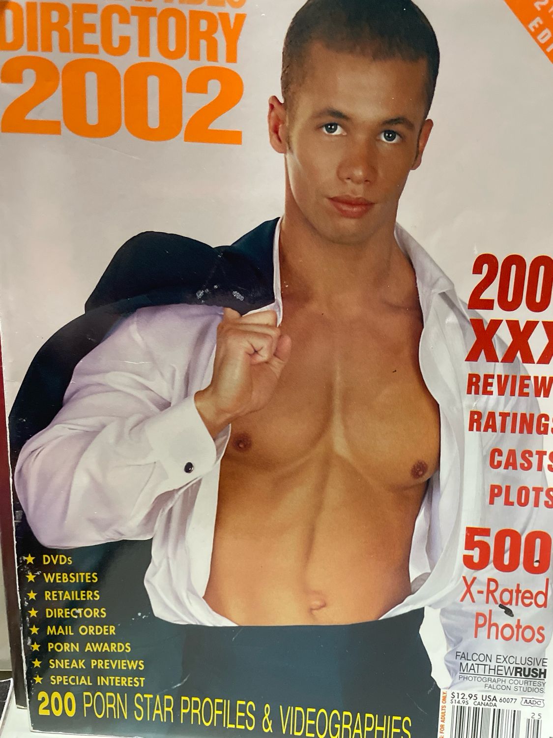 Adam Gay Video 3X Directory 2002