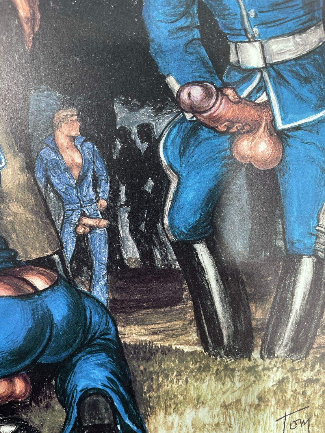 Tom Of Finland 11x16 Color Lithograph Print Amazing Colors