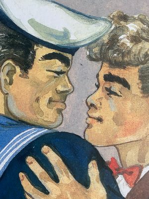 Tom of Finland Vintage 9x11 Lithograph Print Circa 1990’s